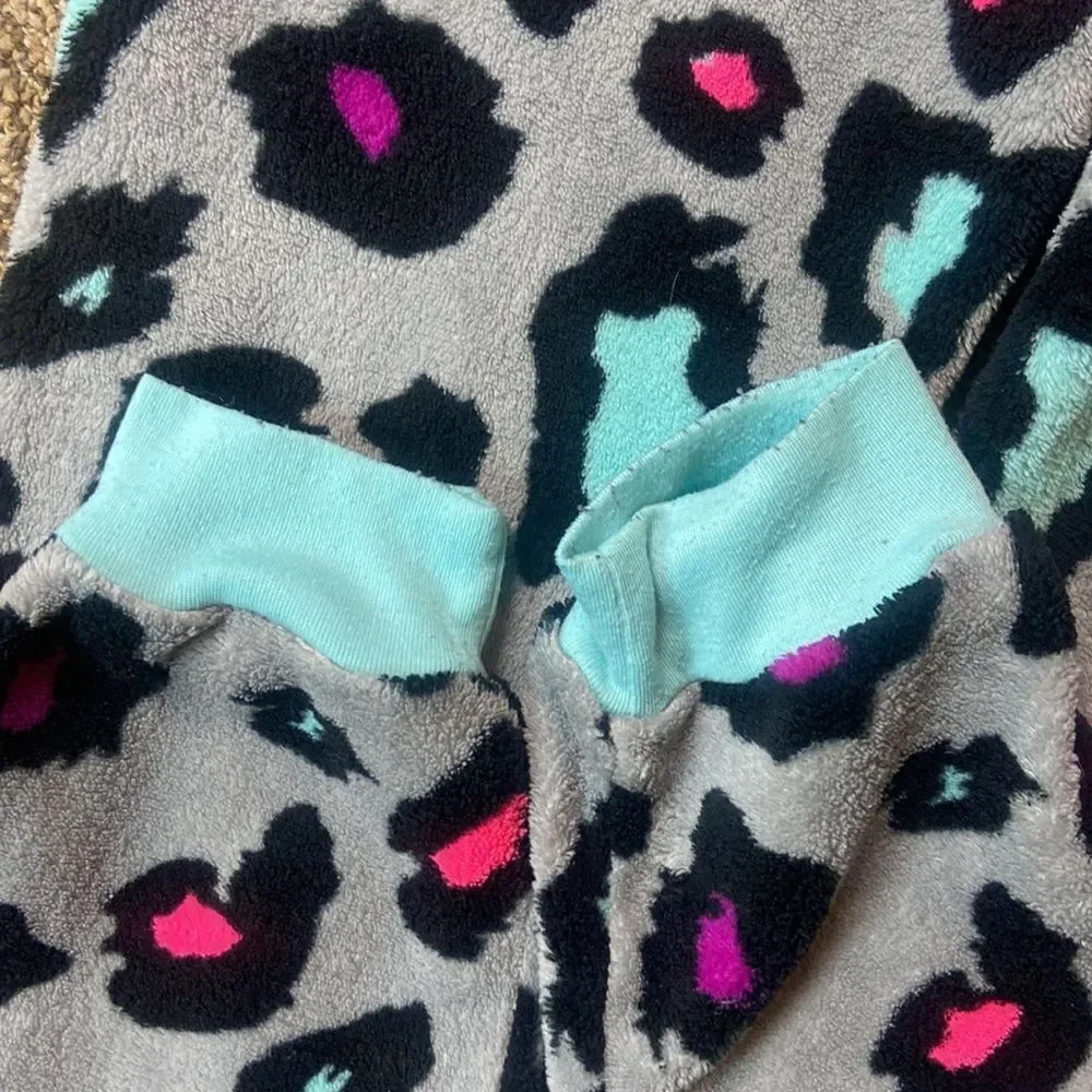 Total Girl Leopard Print Pijamas Junior Size XL 16